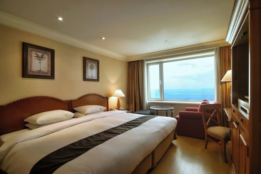 Jeju Oriental Hotel & Casino 真實海景客房