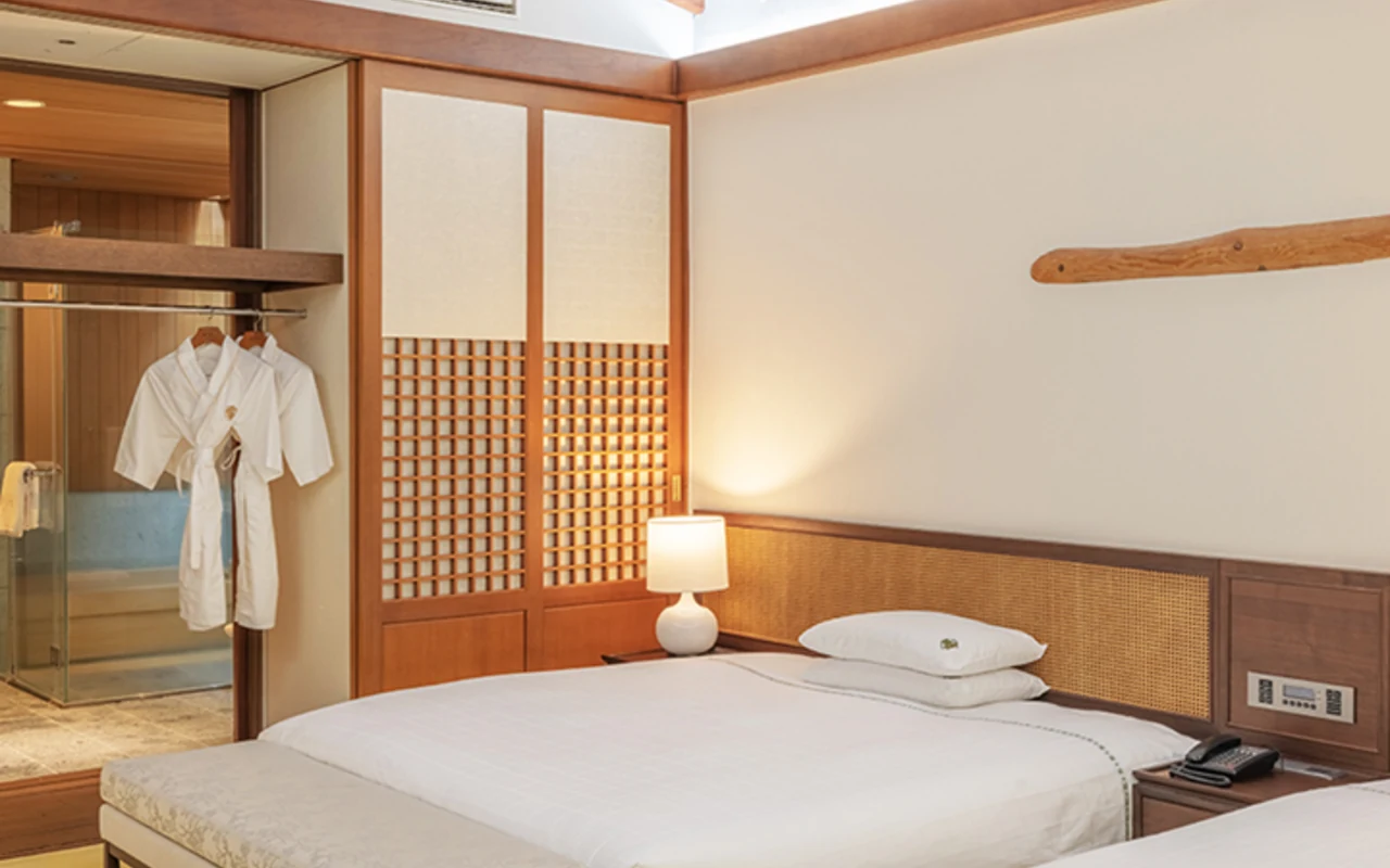 Podo Hotel Jeju 指定客房與浴室真實實景