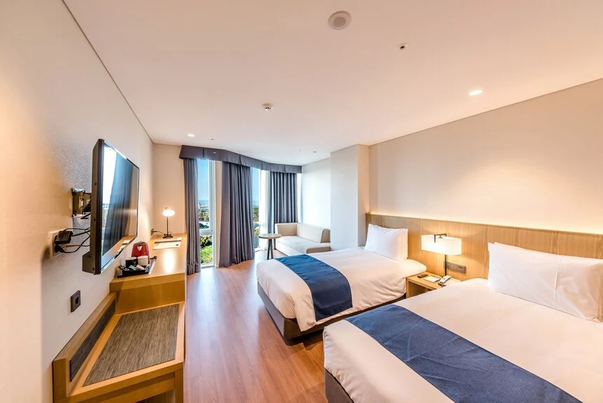 Hotel Sirius Jeju 指定物業頁 雙床客房真實照片