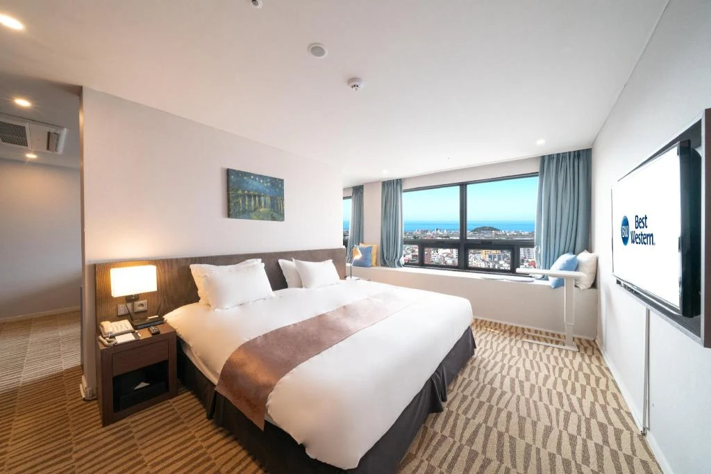 Best Western Jeju Hotel 客房與窗景
