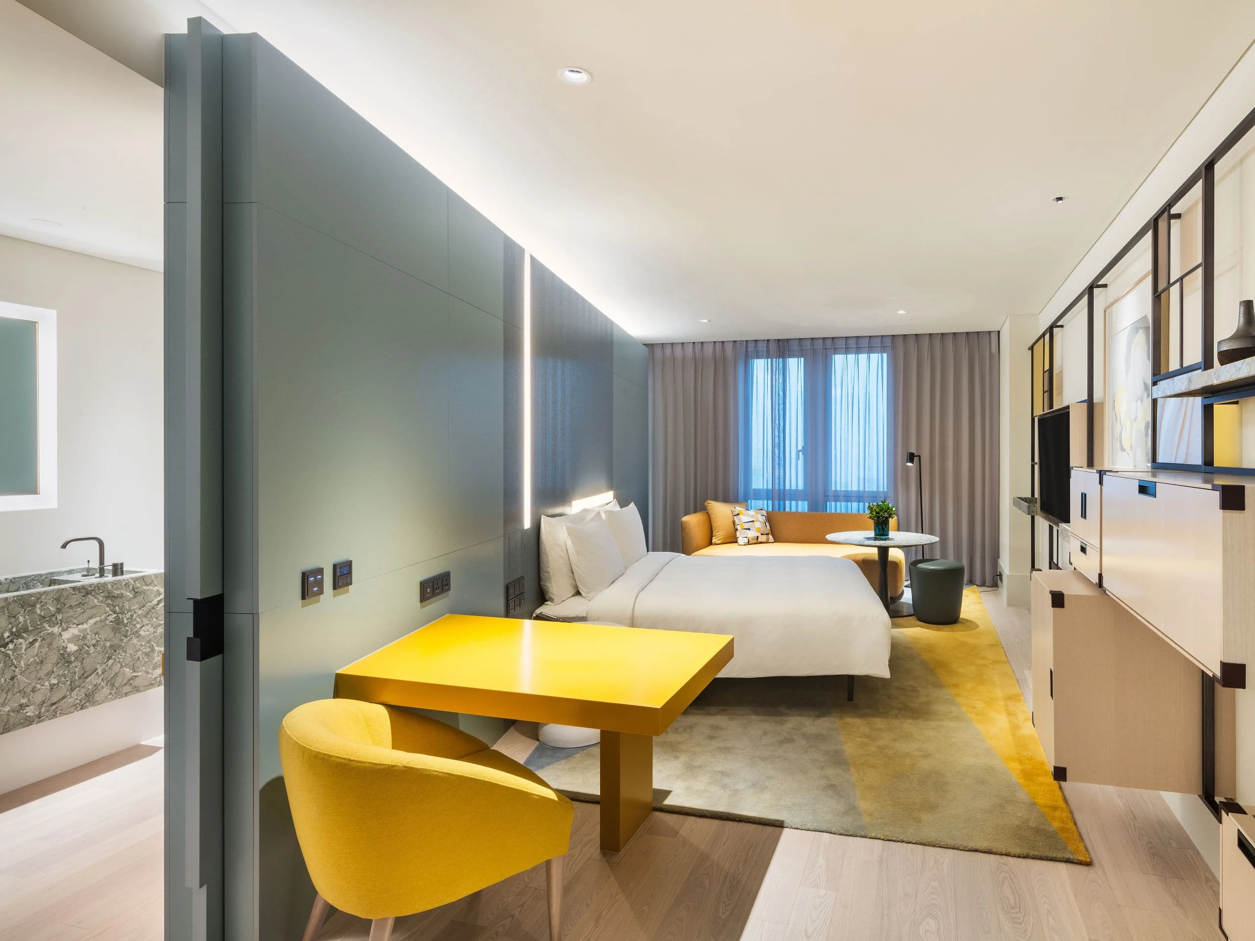 Andaz Seoul Gangnam 客房,官方可預先要求 Connecting Room