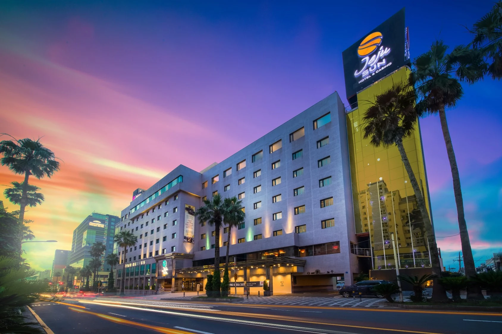 Jeju Sun Hotel & Casino 位於濟州市蓮洞的真實飯店外觀