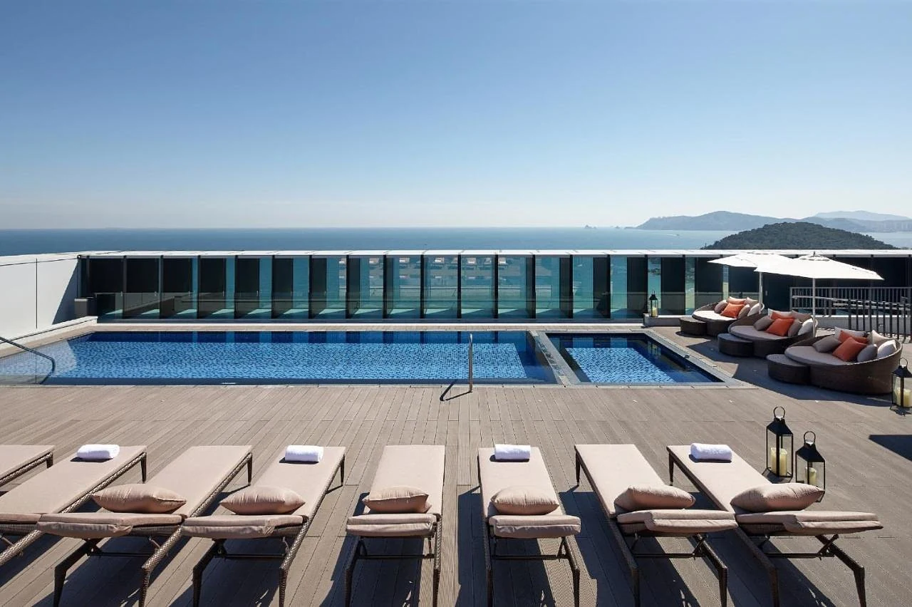 Shilla Stay Haeundae Rooftop 泳池 實景