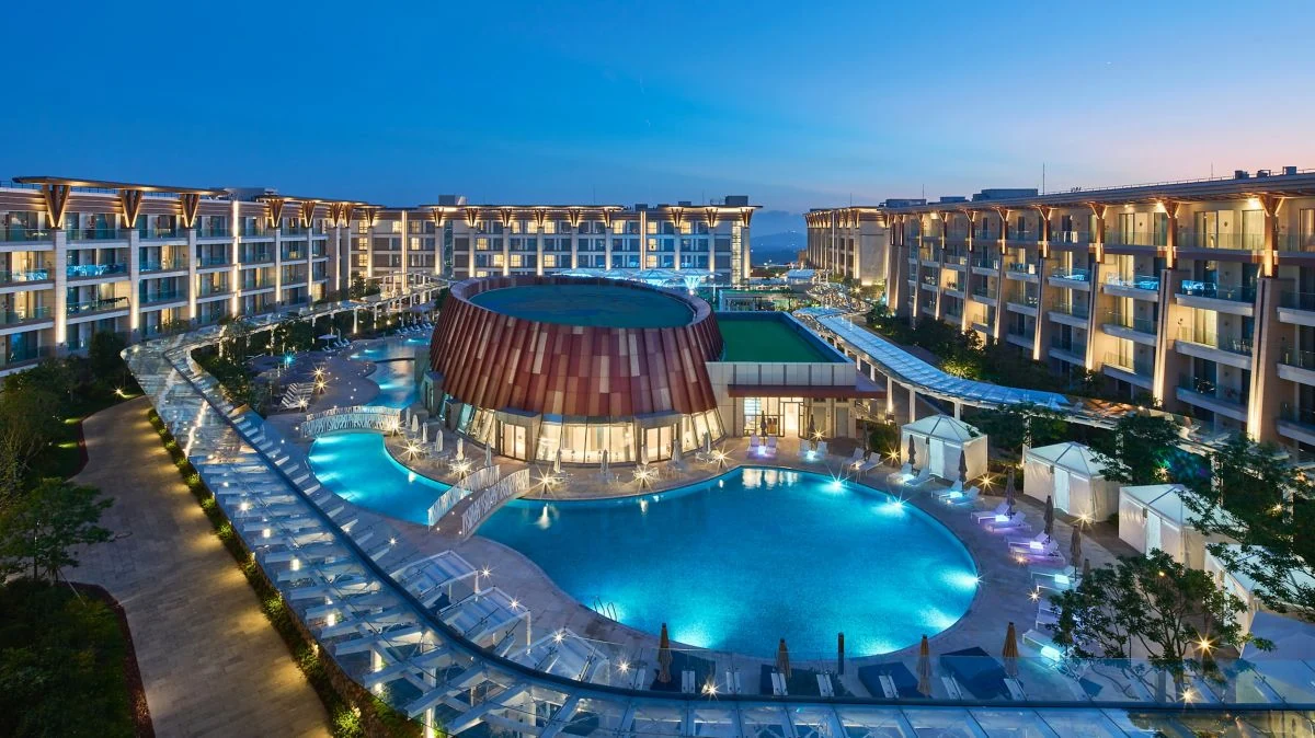 Jeju Shinhwa World Marriott Resort Mosil Clubhouse 戶外泳池真實實景