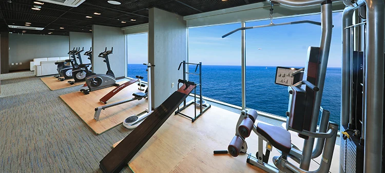 Ocean Suites Jeju Hotel 11 樓健身中心官方真實照片
